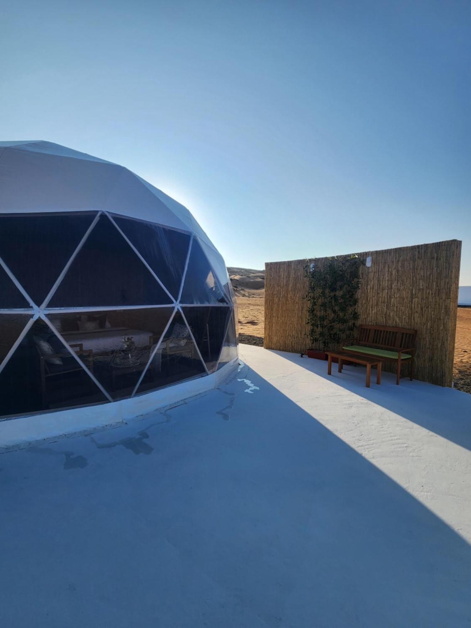 Bubbles Domes Private Cmp Hotell Al Wāşil Rum bild