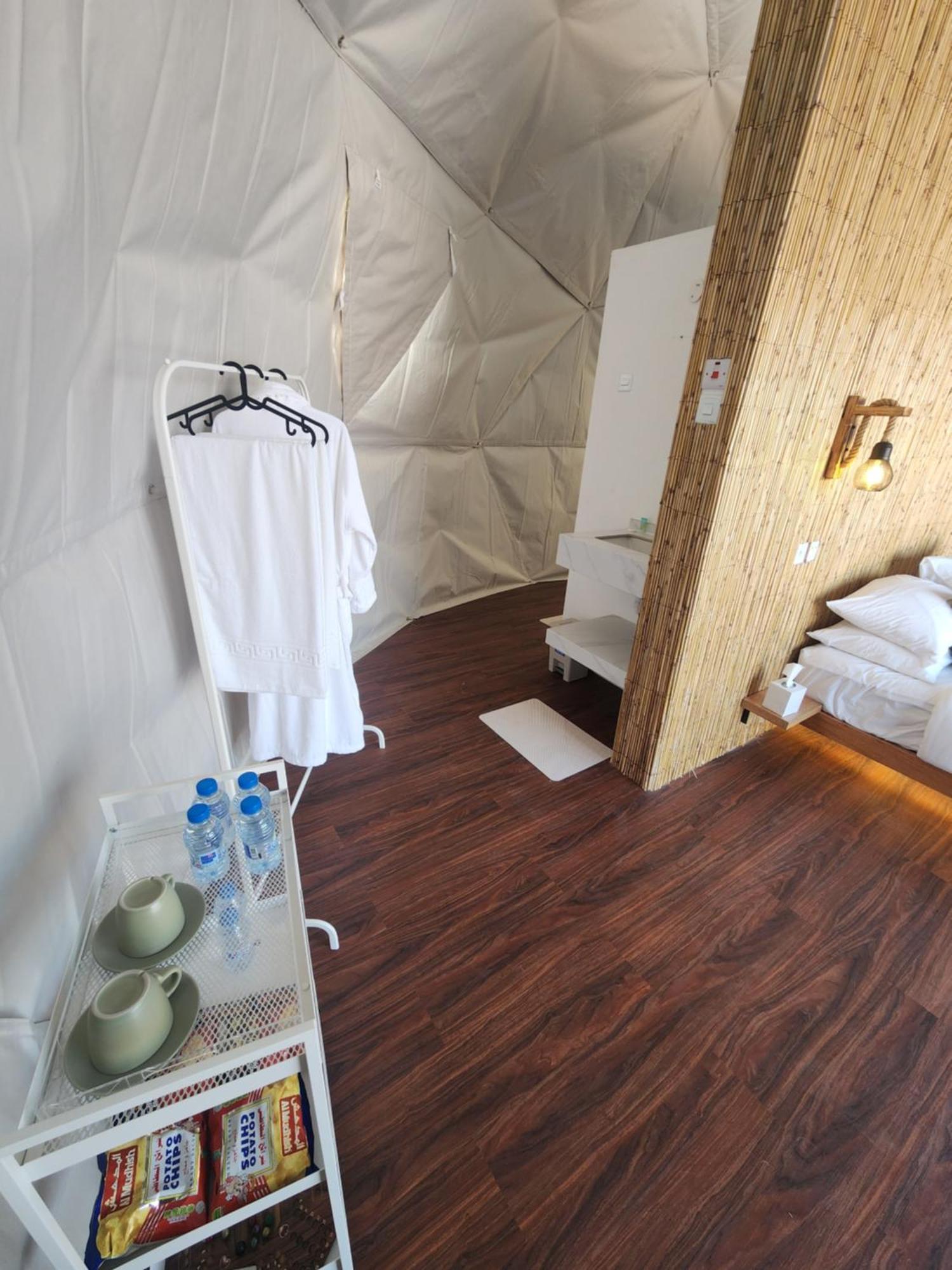 Bubbles Domes Private Cmp Hotell Al Wāşil Rum bild